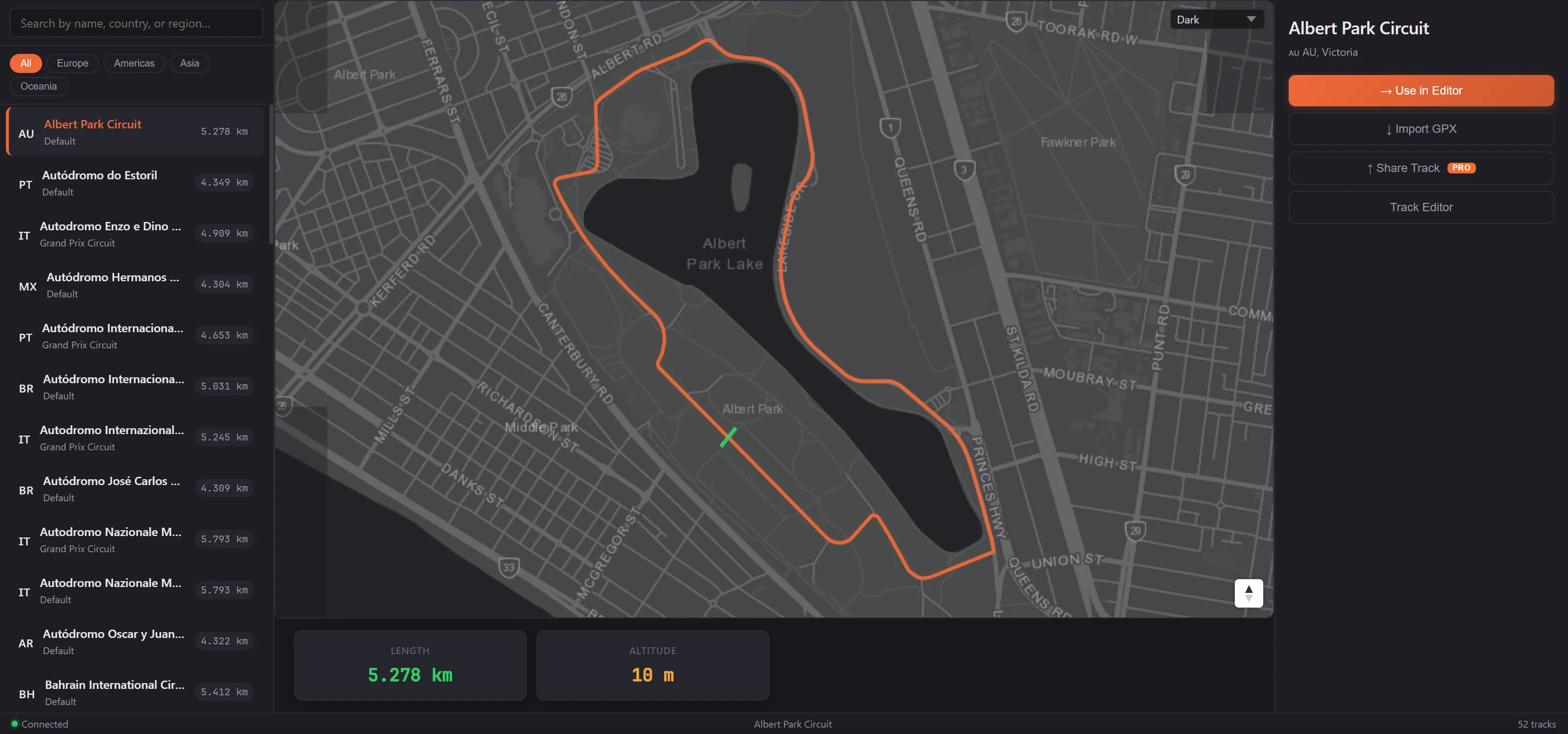 Track Database